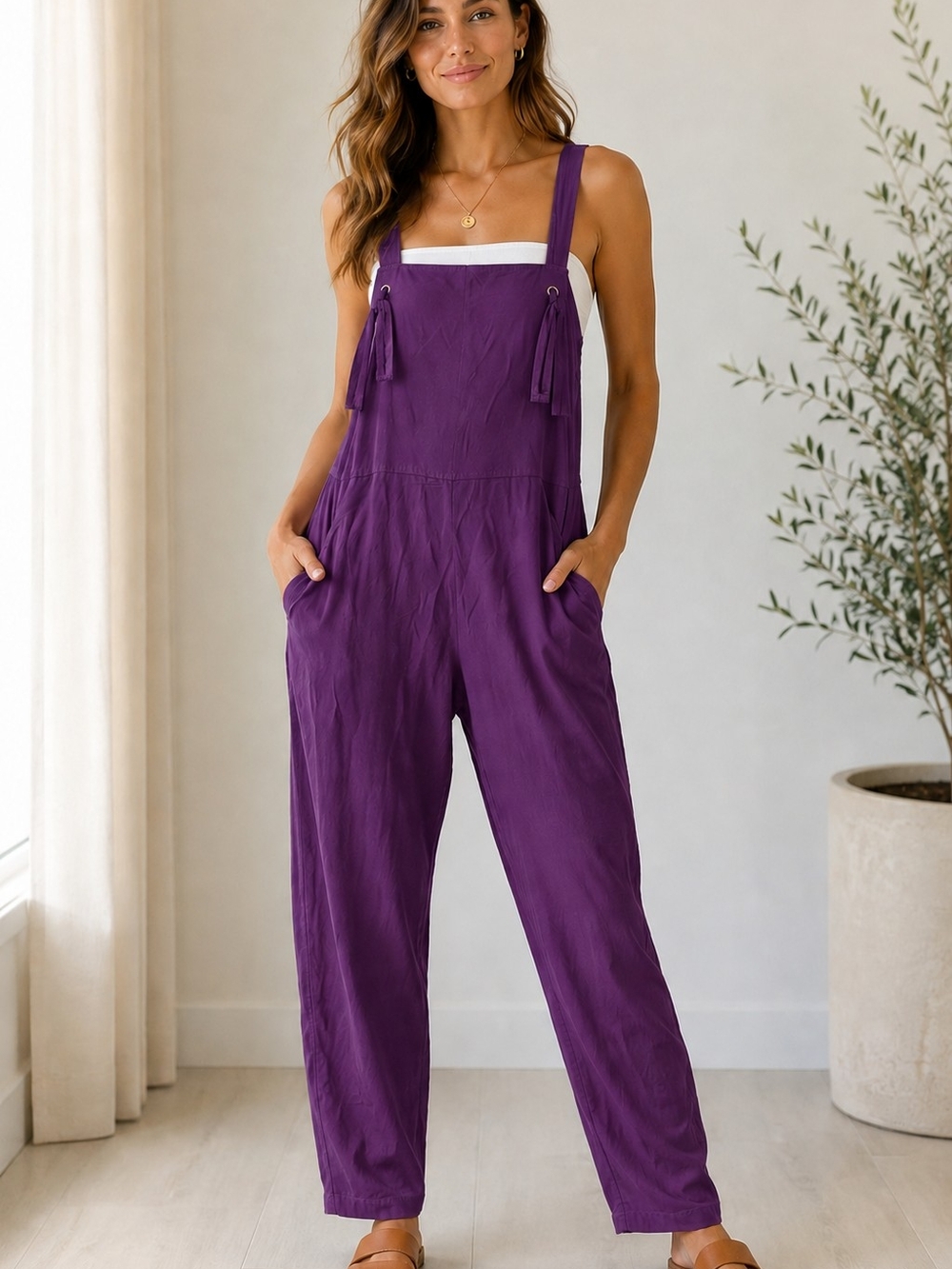 HAYDEN overall jumpsuit with pockets NWT